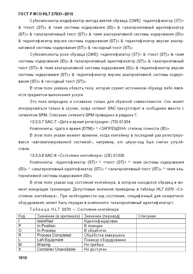 ГОСТ Р ИСО/HL 7 27931-2015, страница 1917